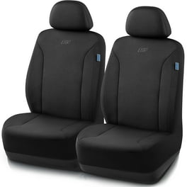 Motor Trend SpillGuard Seat Covers for Cars Trucks SUV Waterproof Car Seat Covers with Neoprene Lining Automotive Seat Cover Set for Front Seats Interior Car Accessories Black Walmart