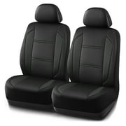 Rubbermaid Leather Car Seat,Sport-Style Car Seat Cover,Breathable,Easy to Clean,Universal Fit for Cars,Trucks and SUVs Black