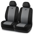thumbnail image 1 of Skechers Memory Foam Fabric Car Seat Cover, Breathable, Comfortable Support, Easy Install, Stylish Design, Universal Fit for Cars and SUVs Gray, 1 of 7