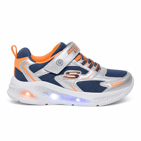Skechers Boys Crater-Light Up Velcro Strap Sneakers