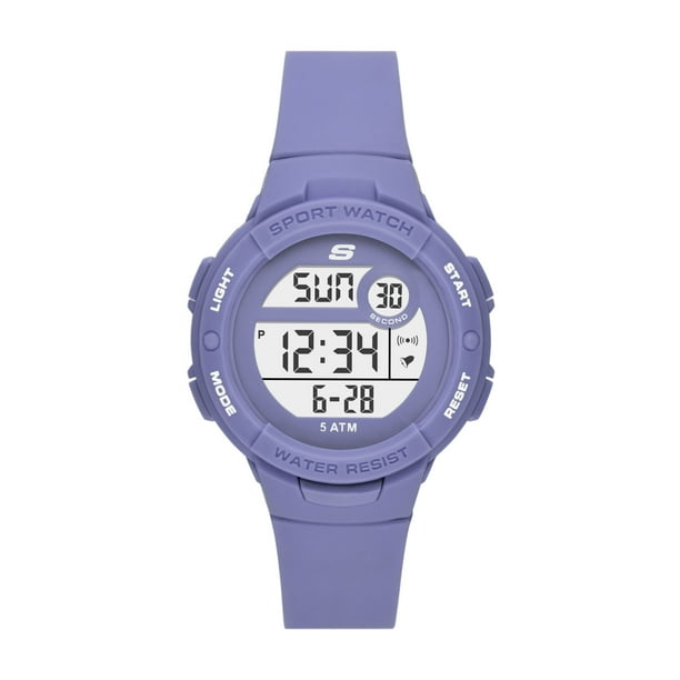 Skechers Crenshaw Women's Purple Digital Chronograph Watch