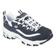 thumbnail image 1 of Skechers D'Lites Sneakers (Women) in Black/White, 1 of 7