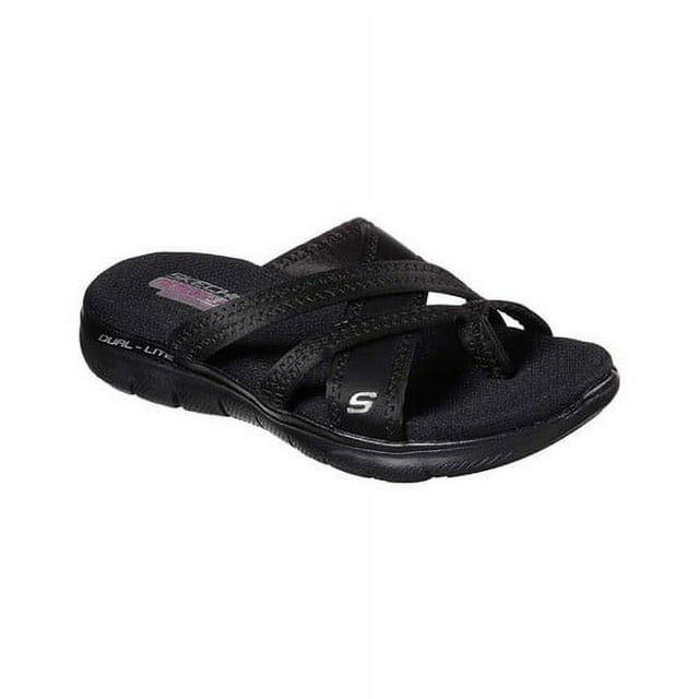 Skechers Flex Appeal 2.0 Start Up Toe Loop Sandal (Women's) - Walmart.com