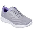 thumbnail image 1 of Skechers GO Walk Joy Upturn Womens Sneakers Gray/Purple 7, 1 of 1