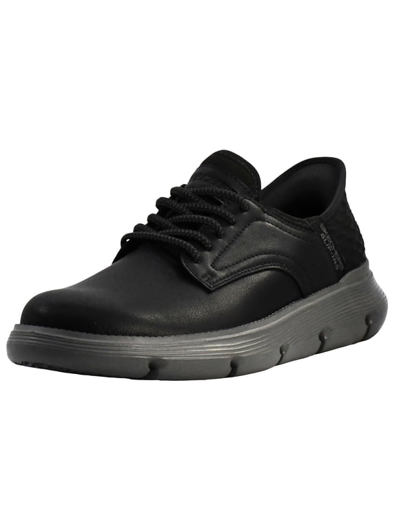 Garza Gervin Mens Slip on Hands Free Shoes Leather Upper Air Cooled Memory Foam Support