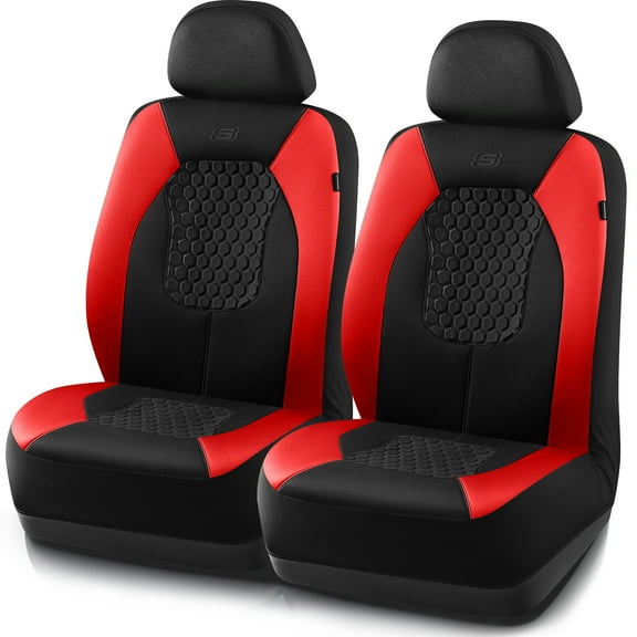 Skechers Gel Infused Car Seat Covers-Universal Fit, Red 24MP11