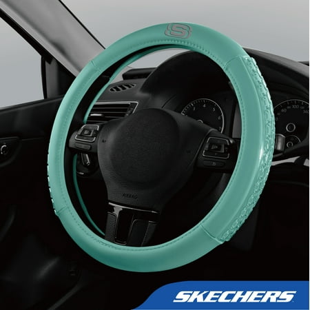 Skechers Gel Particles Steering Wheel Cover – Universal Fit, 24MP38-SWC-MT 0.79Lbs