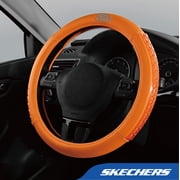 Skechers Gel Particles Steering Wheel Cover – Universal Fit, 24MP38-SWC-OG 0.79Lbs