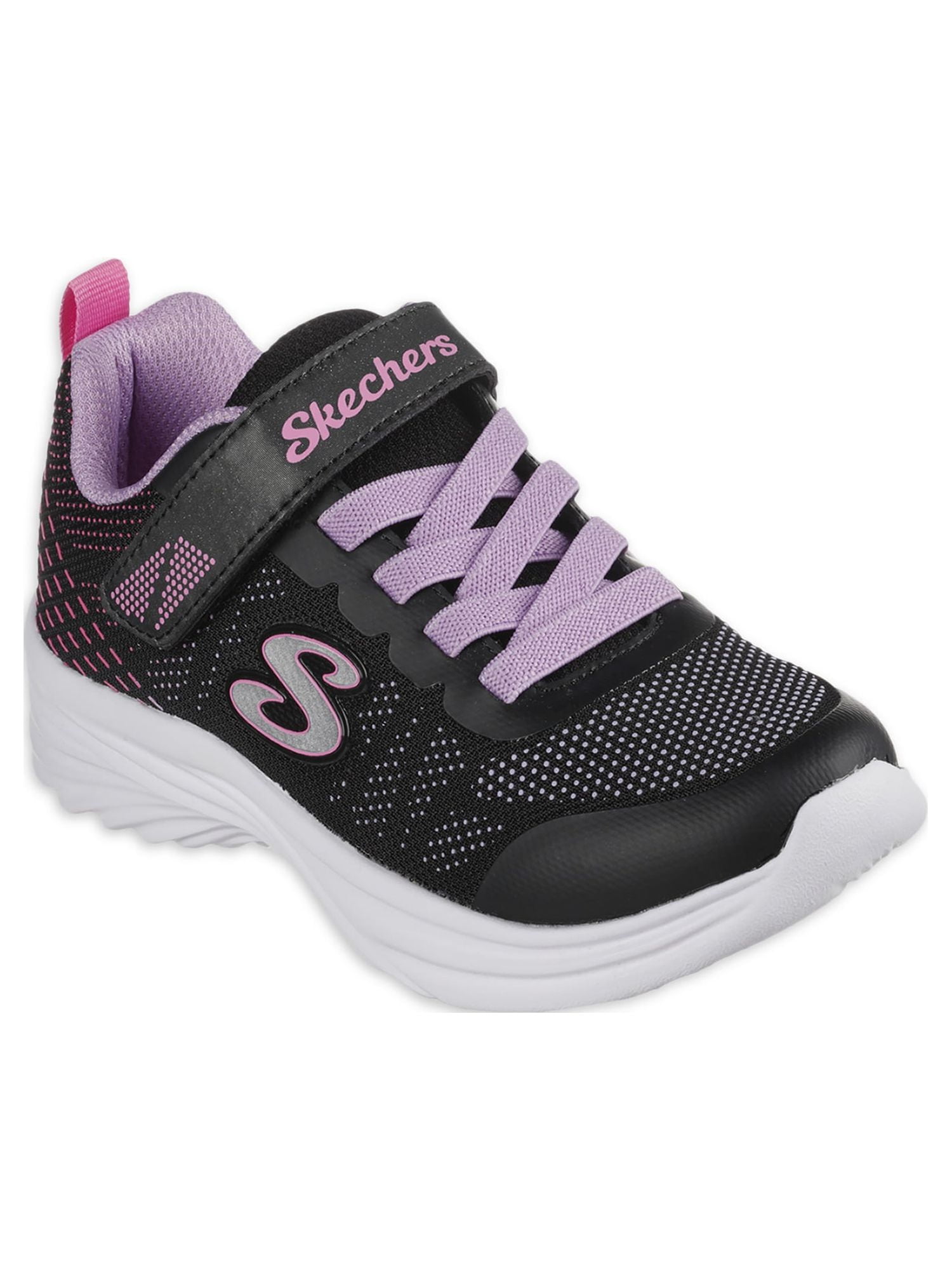 Black skechers for girls hot sale