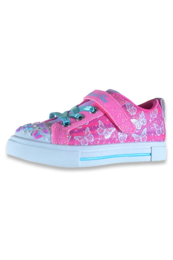 Girls' Light-Up Butterfly Sneakers Color: hot pink Size: 7 toddler