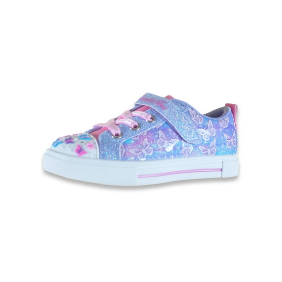 Skechers Girls' Light-Up Butterfly Sneakers Color: multi Size: 8 toddler