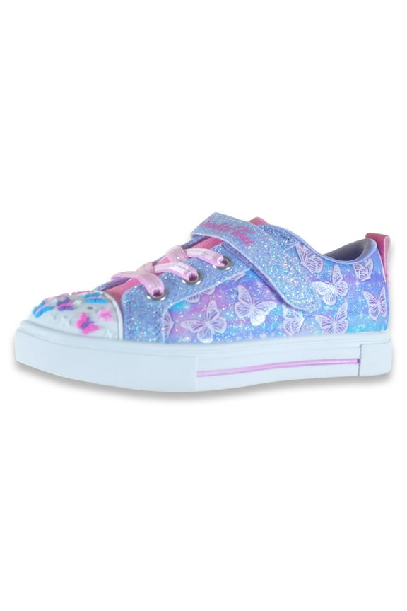 Girls' Light-Up Butterfly Sneakers Color: multi Size: 8 toddler