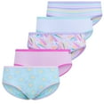 thumbnail image 1 of Skechers Girls Underwear 5 Pack Cotton Panties Sizes 6-14, 1 of 7