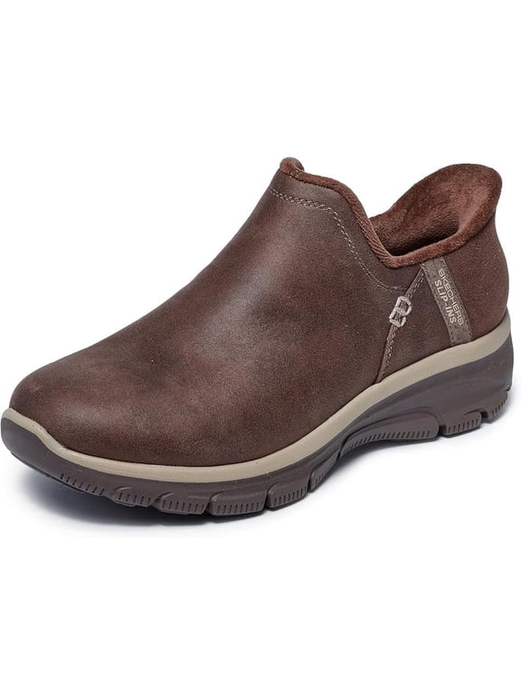 Easy Going - Modern Hour Slip-Ins Ankle Boots for Women, Hand Free Design, Faux Fur Lining with Memory Foam Insole, Vegan Material