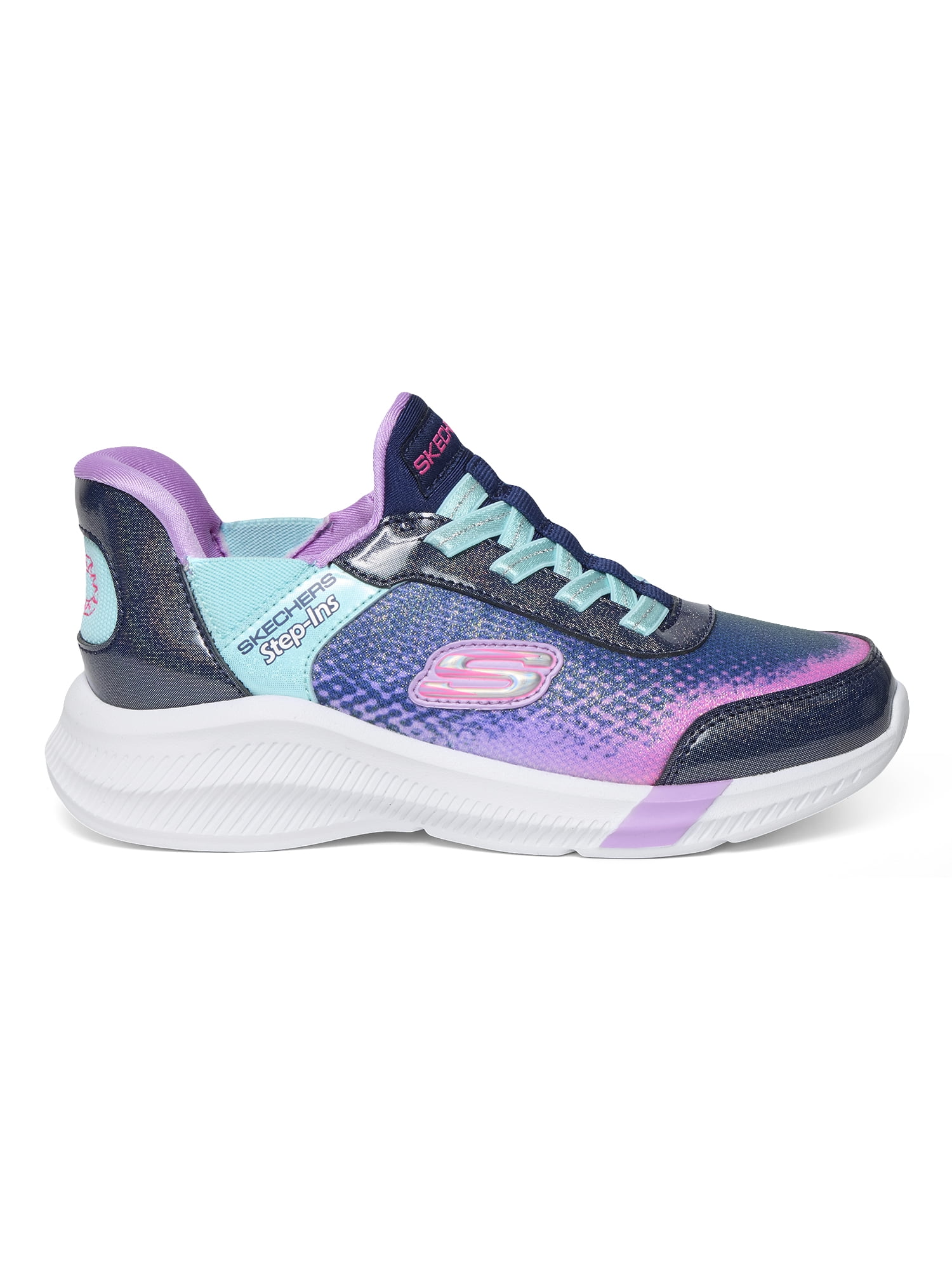 Skechers Girls Hands Free Step-Ins Wavy Dream Slip-On Sneakers