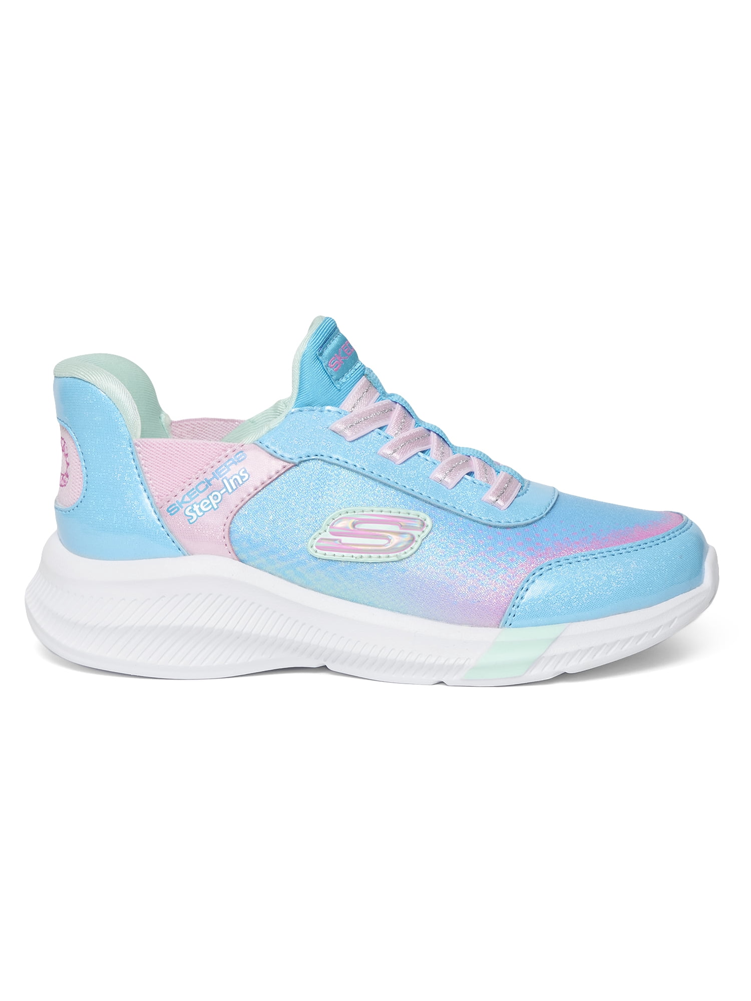 Skechers Girls Hands Free Step-Ins Wavy Dream Slip-On Sneakers