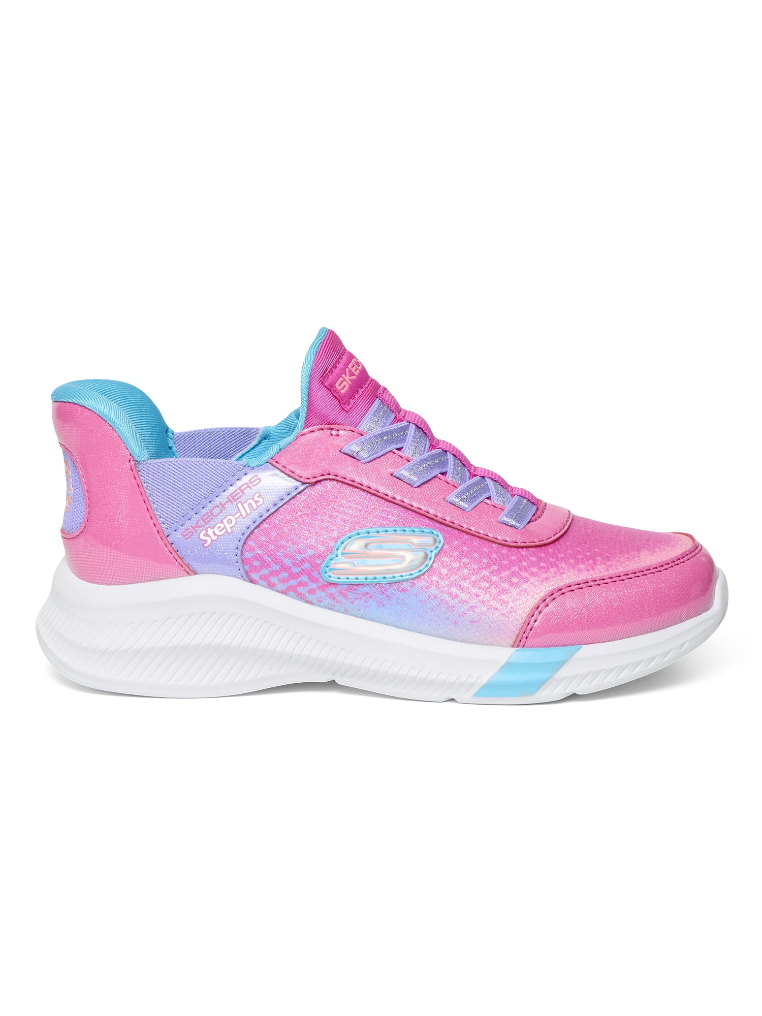 Skechers Girls Hands Free Step-Ins Wavy Dream Slip-On Sneakers