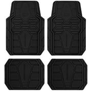 Skechers Hyper Pillar Car Floor Mat - All-Weather, Universal Fit for Most Cars Black - 24PM14