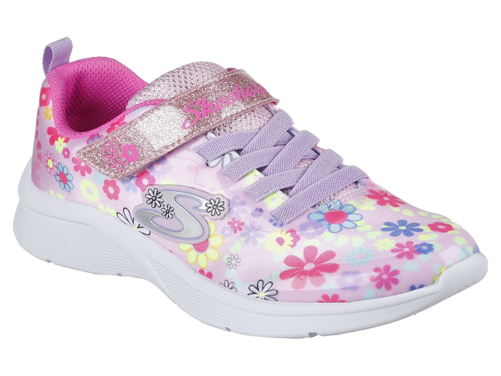 Skechers Kids Girls Microspec Daisy Fun Sneaker 10.5 4