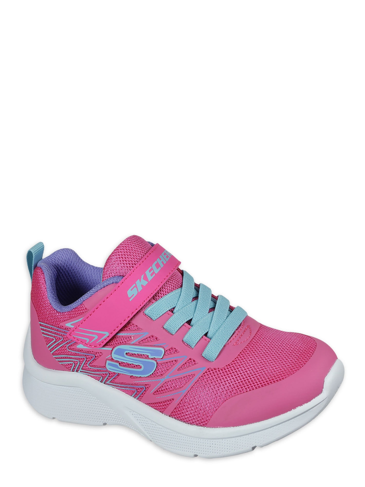 Skechers Little & Big Girls Microspec Bold Delight Sneaker - Walmart.com