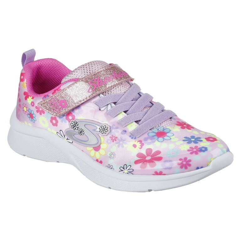 Little & Big Girls Microspec Daisy Fun Sneaker - Walmart.com