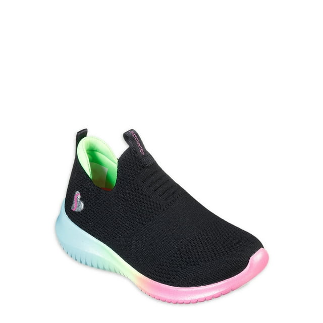 Skechers Little & Big Girls Ultra Flex Sherbet Step Sneaker - Walmart.com