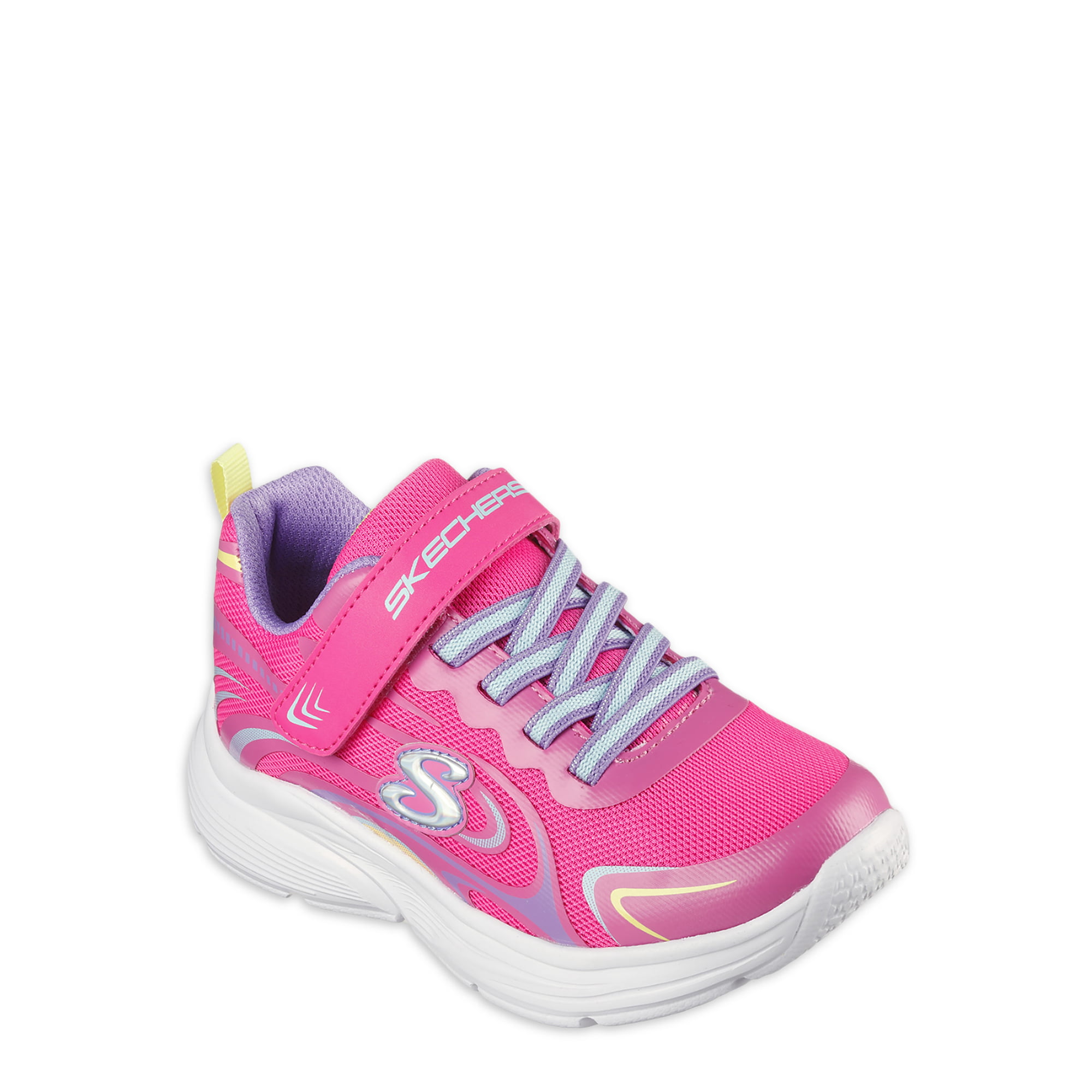 Little & Big Girls Wavy Lites Eureka Shine Sneaker - Walmart.com