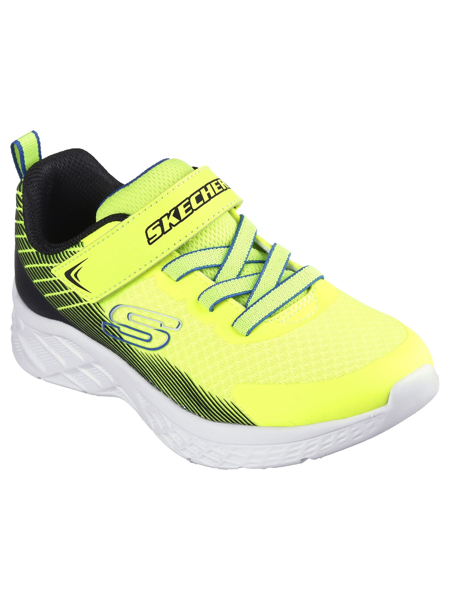 Skechers Boys Microspec II Zovrix Athletic Sneaker with