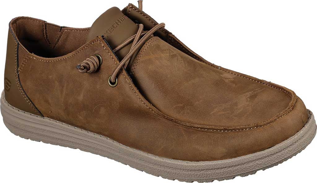 Skechers: MELSON - RAMILO (210107) / Relaxed Fit Leather Moc Toe