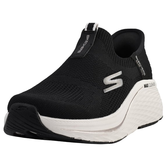 Skechers Max Cushioning Elite 2.0 - Eternal Womens Slip on Sneakers, Memory Foam Insole, Hands Free Slip-Ins, Vegan Material, Women Walking Shoes