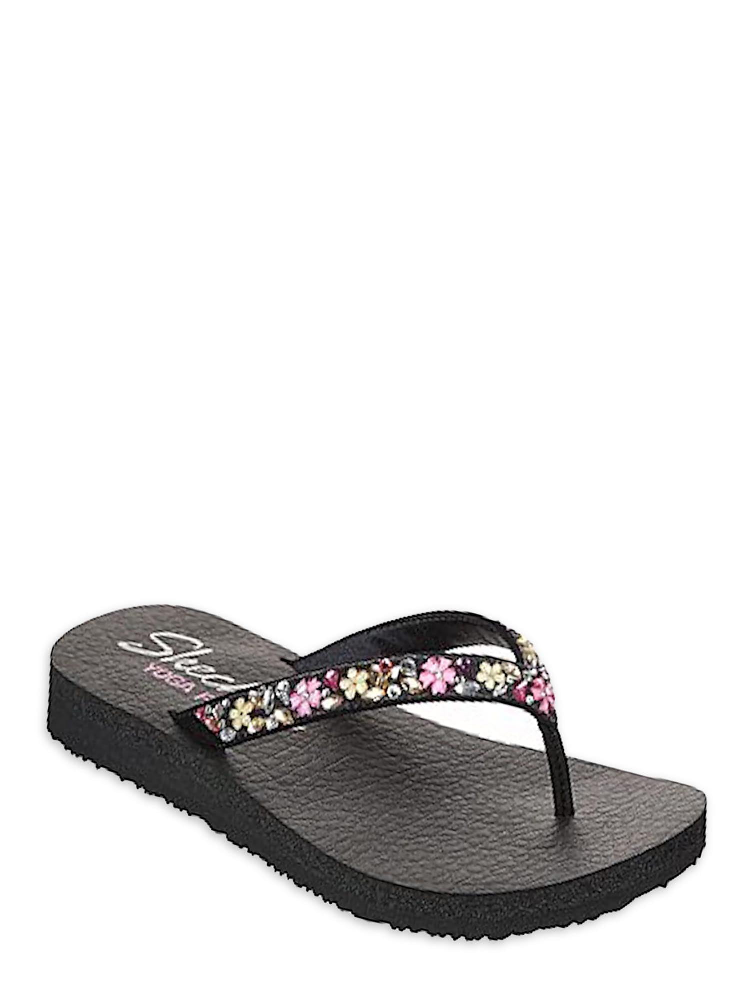 Skechers Meditation Daisy Garden Flip Flop Sandal (Women's) - Walmart.com