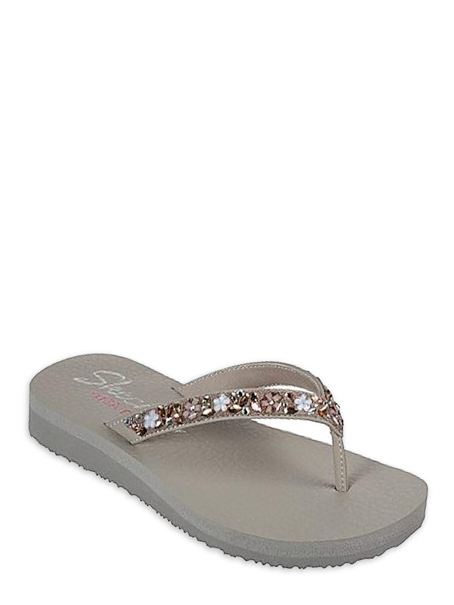 stropdas Raap seks Skechers Meditation Daisy Garden Flip Flop Sandal (Women's) - Walmart.com