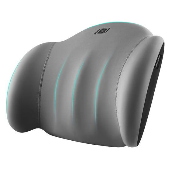Skechers Memory Foam Automotive Lubar Support,Comfortable Support for Long Drives,Universal Fit for Cars and SUVs Gray