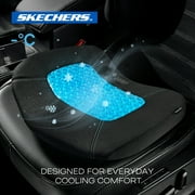 Skechers Memory Foam Seat Cushion Cooling Gel Cushion Pillow Tailbone Pain Relief Cushion – Chair Cushion, Car Seat Cushion, Office Chair Cushion