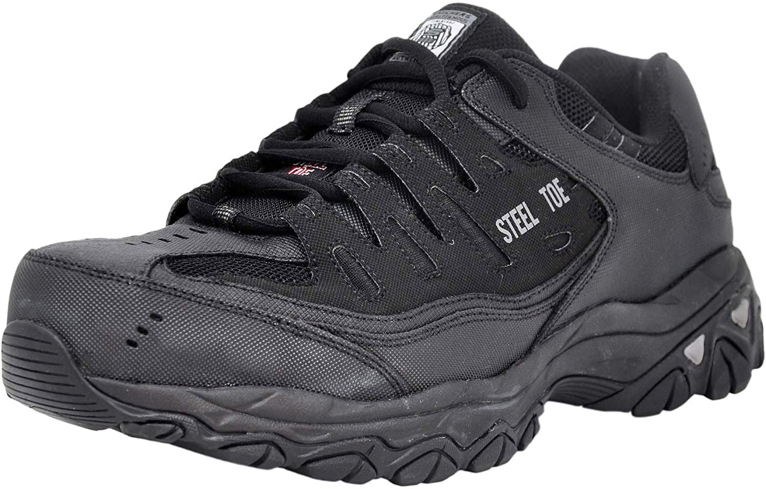 Skechers Cankton Steel Toe Sneakers Shoes Men\'s 9 W Leather Work Work Relaxed Fit: Cankton ST main image 3