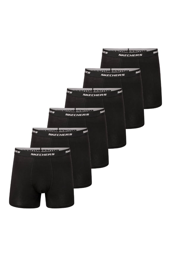 6-Pack Men’s Boxer Briefs – Stretch Fit Underwear, Blue/Dark Grey/Black, Small, Ropa Interior