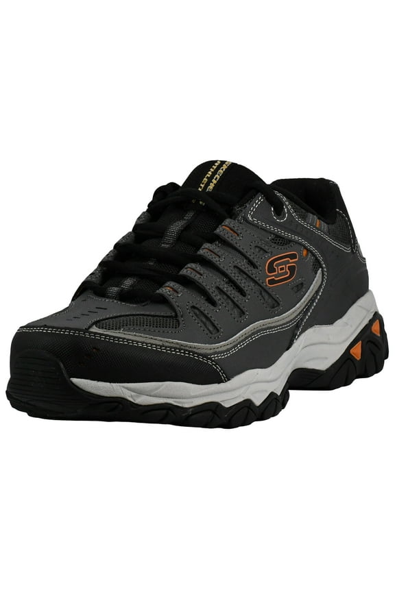 Afterburn Memory Fit Lace-Up Sneakers, Mens Athletic Shoes with Cushioned Foam Insole