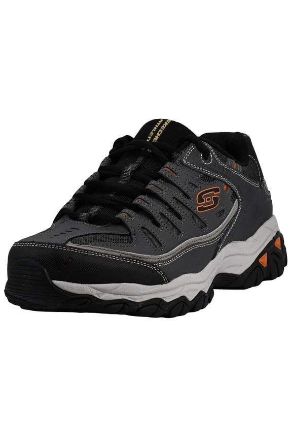 Afterburn Memory Fit Lace-Up Sneakers, Mens Athletic Shoes with Cushioned Foam Insole