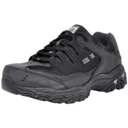 Skechers Cankton Steel Toe Work Shoes for Men, Relaxed-Fit with a Lace-Up Front