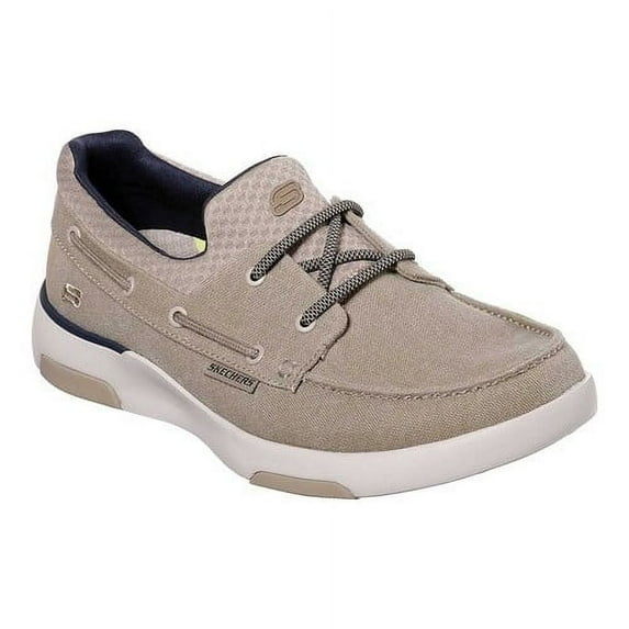 Skechers Men's Casual Comfort Slip-On Boat Shoe, Blue, Size 10