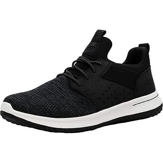 Skechers; Men's Casual and Dress Shoes Delson-Camben Slip-On Sneaker Black, 10