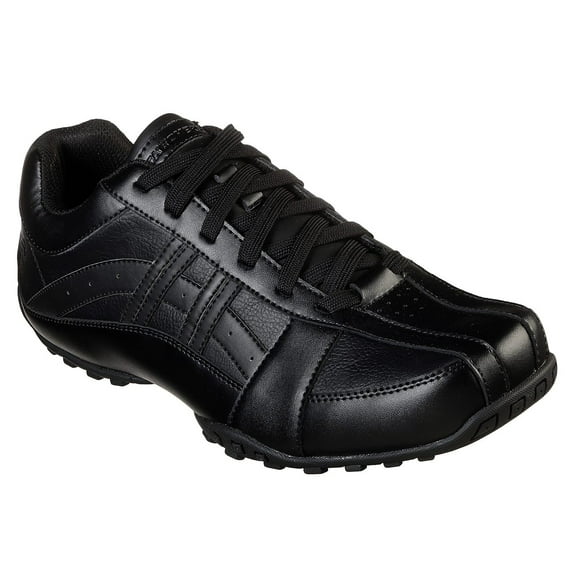 Skechers Men's Citywalk Malton Oxford Sneaker, Black/Black, 11 M US