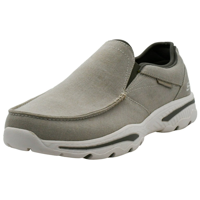 Skechers Men s Creston Moseco Casual Life Style Slip On Loafer Stone 12 M US Walmart
