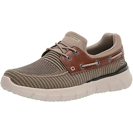 Skechers Men's Del Retto Clean Slate Knitted Boat Style Slip-On (Wide Width Available)