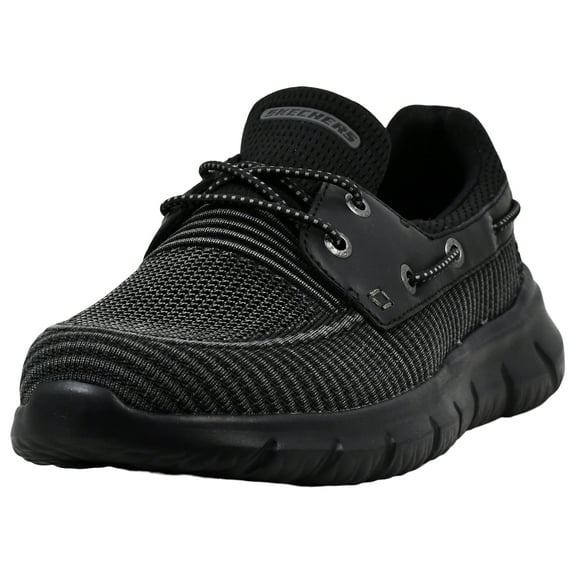 Skechers Men's Del Retto-Clean Slate Knitted Bungee Slip On