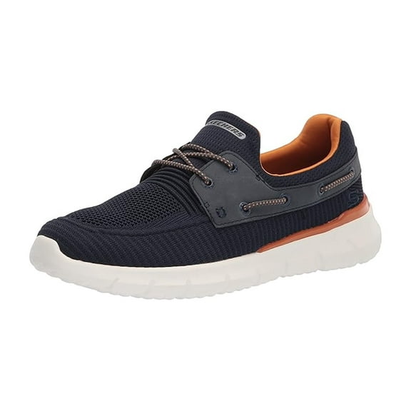 Skechers Men's Del Retto-Clean Slate Knitted Bungee Slip On