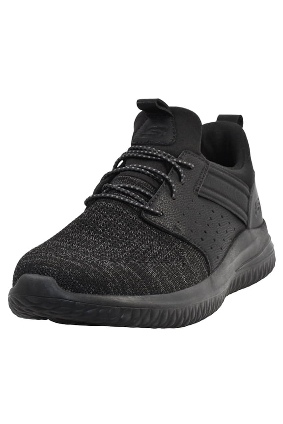 Mens Slip on Sneakers Delson 3.0 - Cicada Casual Shoes Breathable Mesh Knit Stretch Laces Foam Insole Arch Support Lightweight