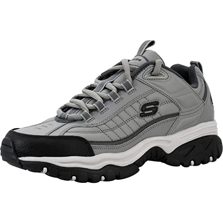 Skechers Men's Energy Afterburn Lace-Up Charcoal/Grey Sneaker 11 W - Walmart.com