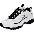 thumbnail image 1 of Skechers Men's Energy Afterburn Lace-Up Sneaker, White/Black, 10.5 W US, 1 of 7