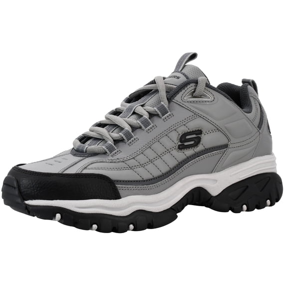 Skechers Energy Afterburn Lace-Up Sneakers, Mens Athletic Shoes with Leather and Mesh Upper